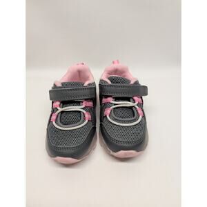 Carter's Tennis Shoes Toddler Light up Size 6 Pink & Gray
